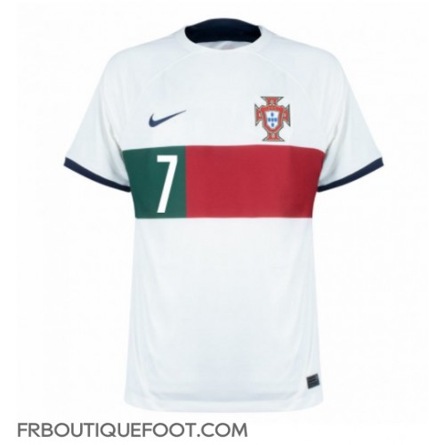 Maillot de foot le Portugal Cristiano Ronaldo #7 Extérieur vêtements Monde 2022 Manches Courtes